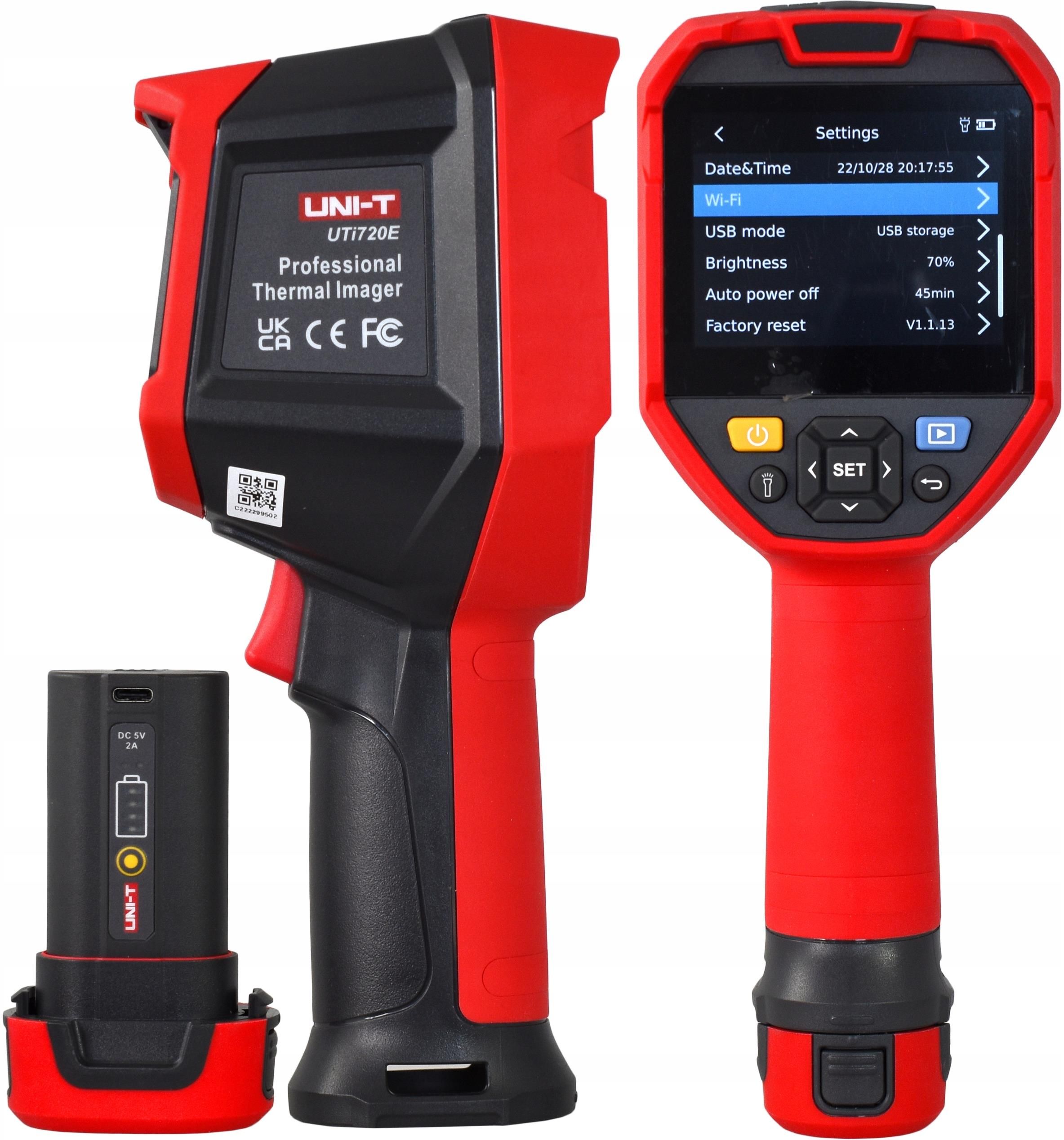 UNI-T UTi720E WiFi Thermische  - Thermal Imaging Camera 256X192 recensie en prijs